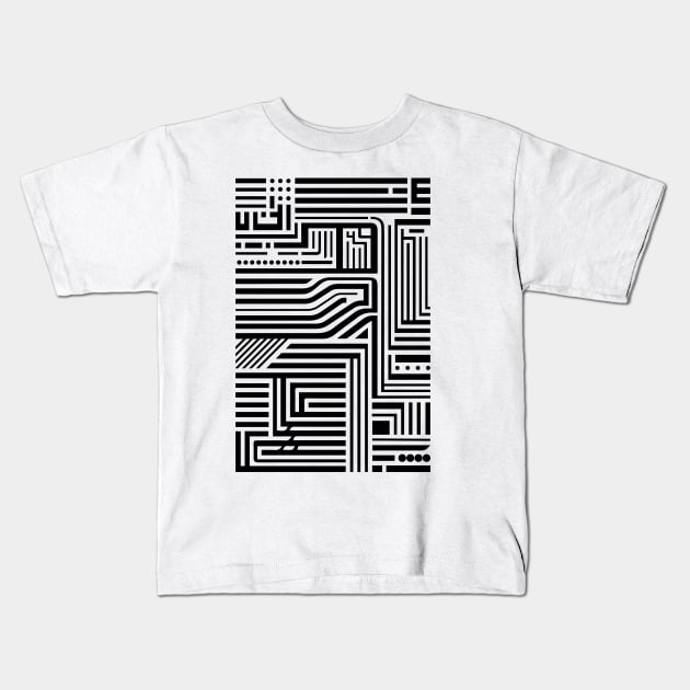 graphic print art Kids T-Shirt by designerhandsome